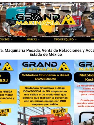 Venta y renta de equipo para la construcción